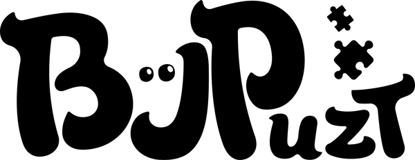Logo for BJPuzT, a jigsaw puzzle company.